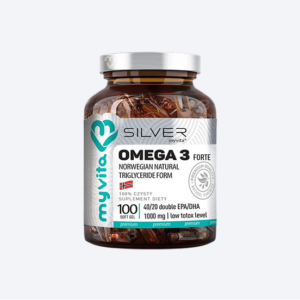 MyVita Omega 3 Forte 2000 mg Kwasy Tłuszczowe EPA DHA (100 sgels) Silver